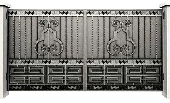 Распашные ворота Grand-3 (Нитроэмаль)