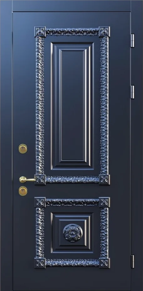 Входная дверь Aurora-7 (Порошковое напыление / МДФ ПВХ) - внешняя сторона